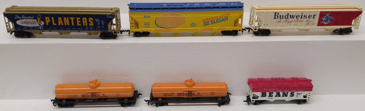 HO Scale Assorted Tank & Hopper Cars #1245 #71529 #23090 #397612 [6] EX