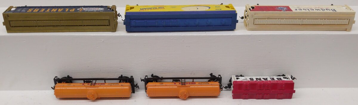 HO Scale Assorted Tank & Hopper Cars #1245 #71529 #23090 #397612 [6] EX