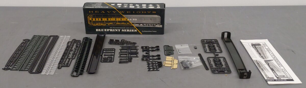 Branchline Trains 5122 HO Scale 80's Single Window Coach Burlington Kit #6117 EX/Box