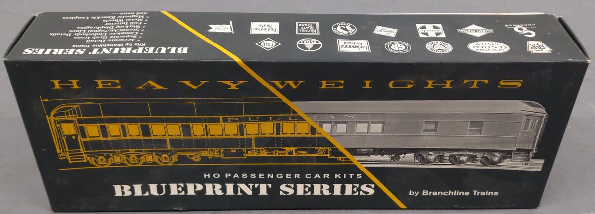 Branchline Trains 5122 HO Scale 80's Single Window Coach Burlington Kit #6117 EX/Box