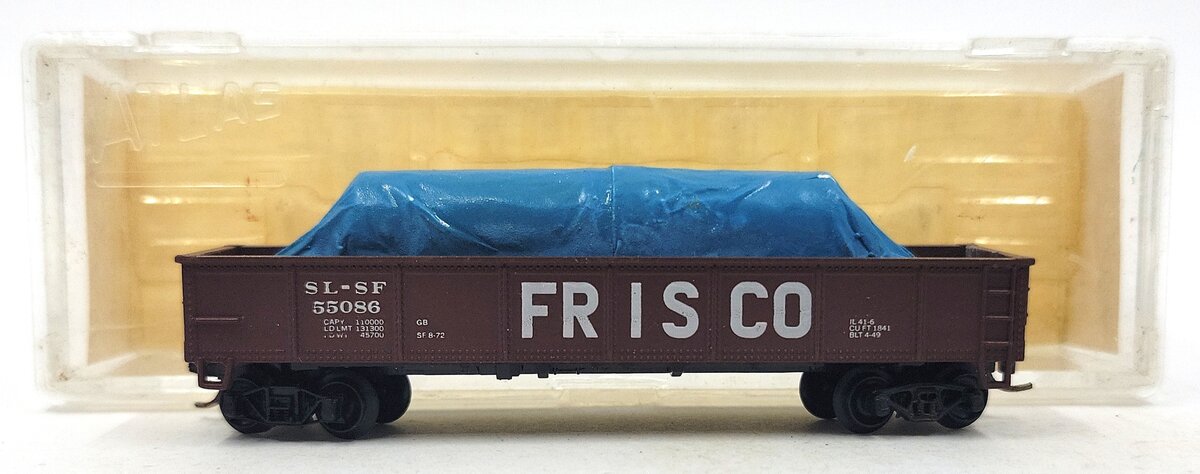 Atlas 3511 N Scale Frisco 42' Gondola w/ Custom Load #55086 EX/Box