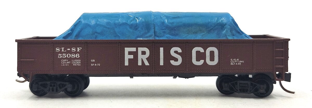 Atlas 3511 N Scale Frisco 42' Gondola w/ Custom Load #55086 EX/Box