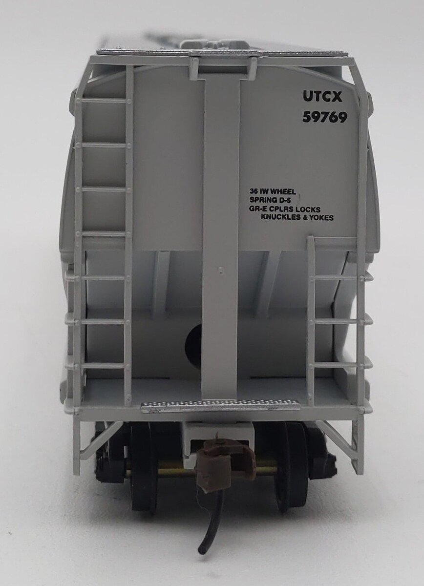 Walthers 932-7152 HO UTCX (Union Tank Car) National Plastic Hopper #59769 EX/Box