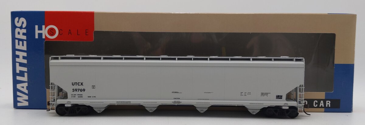 Walthers 932-7152 HO UTCX (Union Tank Car) National Plastic Hopper #59769 EX/Box