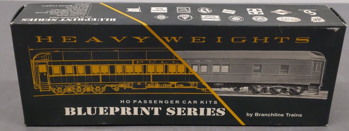 Branchline Trains 5122 HO Scale 80's Single Window Coach Burlington Kit #6102 EX/Box