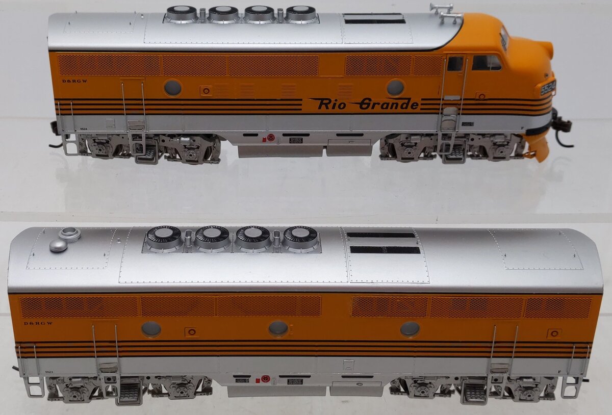 Athearn G2621 HO Scale Denver & Rio Grande Western EMD F3 AB Diesel Set EX/Box