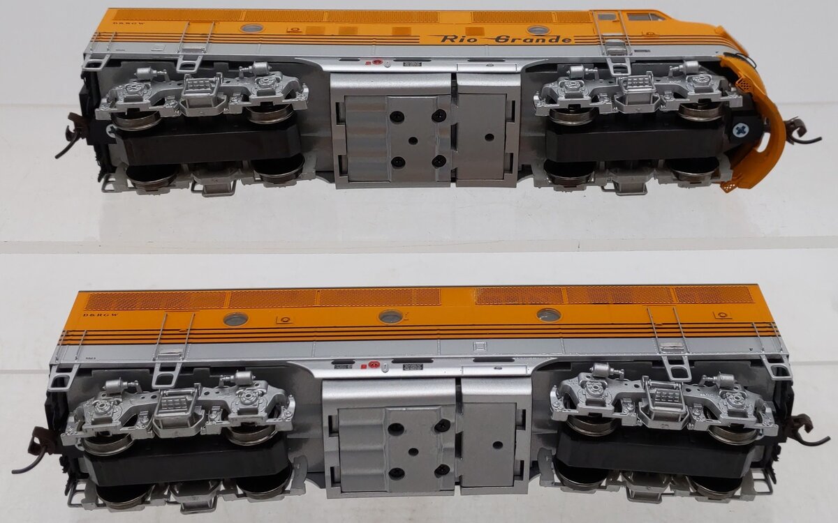 Athearn G2621 HO Scale Denver & Rio Grande Western EMD F3 AB Diesel Set EX/Box
