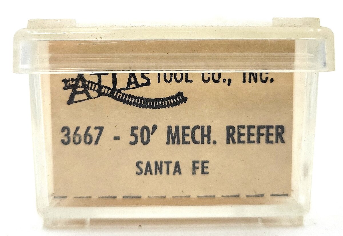 Atlas 3667 N Scale Santa Fe 50' Reefer #3150 EX/Box
