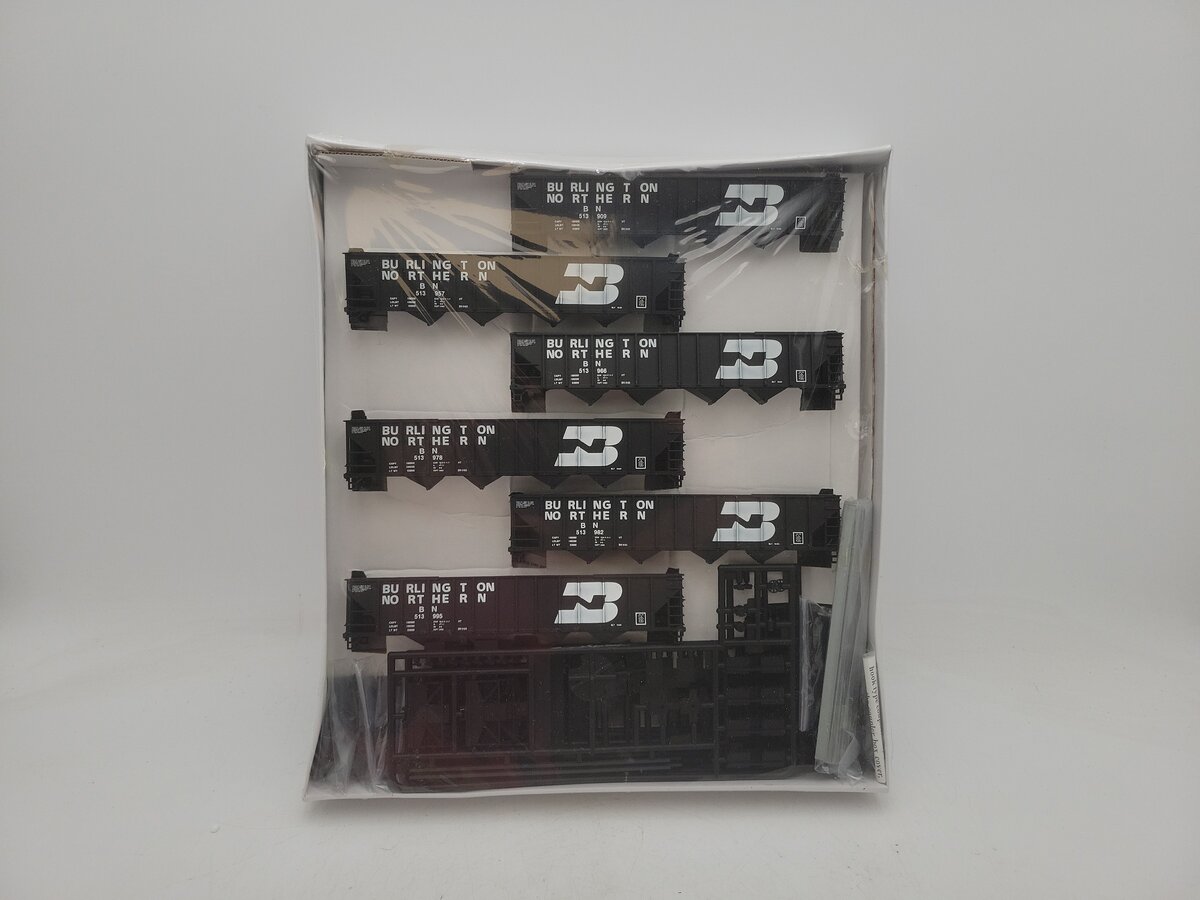 Walthers 932-49311 HO Scale Burlington Northern Quad Hopper Kit (Pack of 6) LN/Box