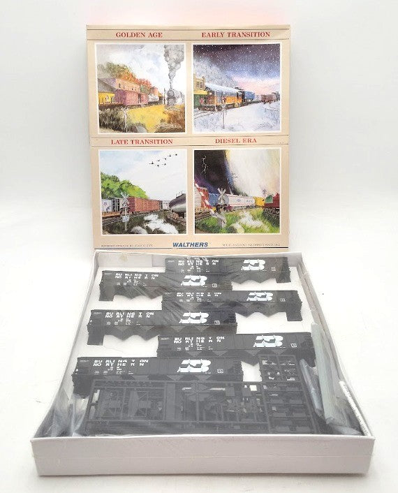 Walthers 932-49311 HO Scale Burlington Northern Quad Hopper Kit (Pack of 6) LN/Box
