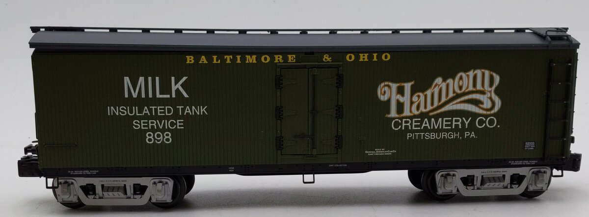 Lionel 6-52333 O Gauge Harmony Milk Car TCA 50th Anniversary w/Lou Redman Figure EX/Box