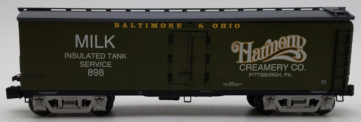 Lionel 6-52333 O Gauge Harmony Milk Car TCA 50th Anniversary w/Lou Redman Figure EX/Box