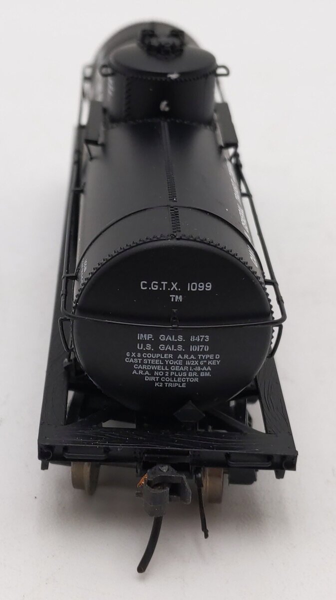 InterMountain 46211-18 HO CGTX Type 27 Riveted 10,000 Gallon Tank Car #1099 VG/Box