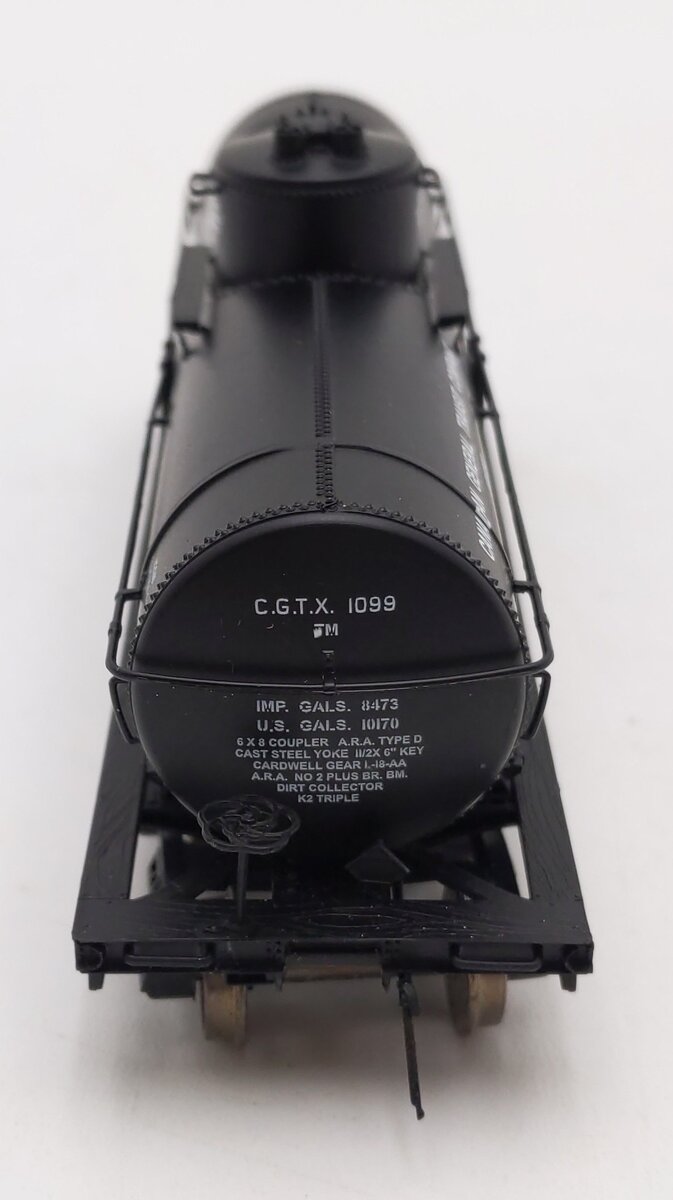 InterMountain 46211-18 HO CGTX Type 27 Riveted 10,000 Gallon Tank Car #1099 VG/Box