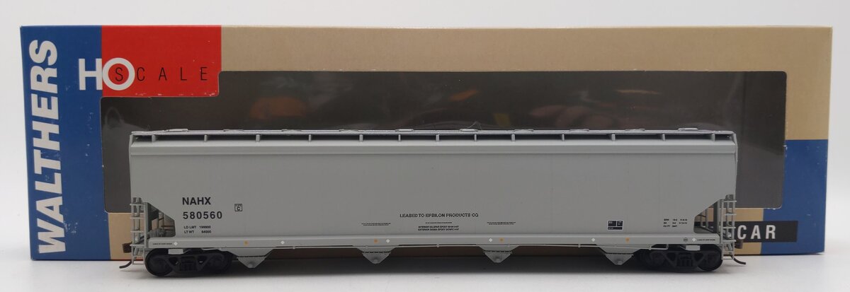 Walthers 932-7158 HO NAHX (GE Railcar) National 6200 Plastic Hopper #580560 EX/Box