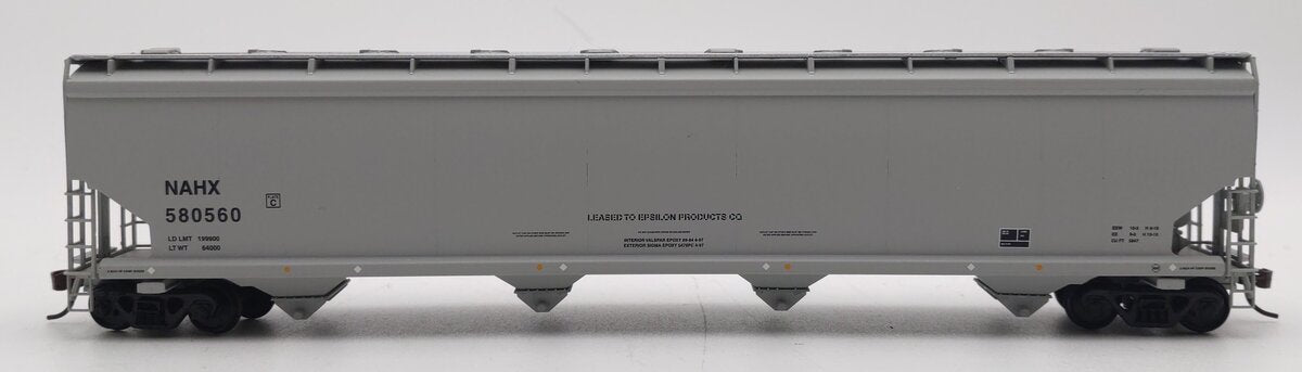 Walthers 932-7158 HO NAHX (GE Railcar) National 6200 Plastic Hopper #580560 EX/Box