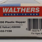 Walthers 932-7158 HO NAHX (GE Railcar) National 6200 Plastic Hopper #580560 EX/Box
