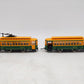 Mehano 9381 HO P.T.C. Trolley Cars/Brill Trolley & Dummy EX/Box