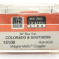 Micro-Trains 80000060 Nn3 Colorado & Southern 30' Wood Sheathed Boxcar #8222 LN/Box