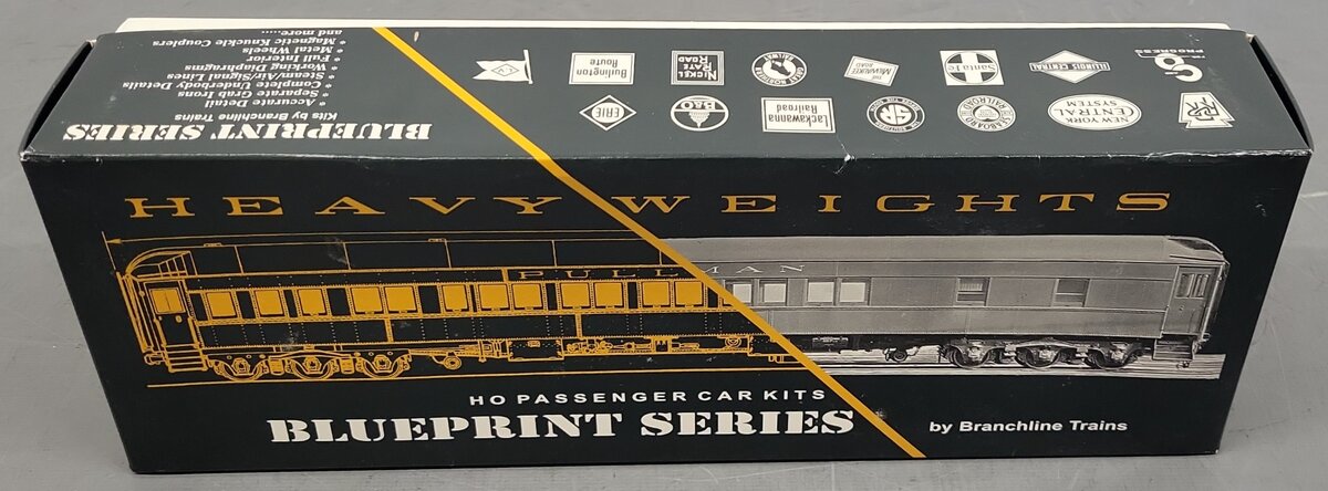 Branchline Trains 5107 HO Scale B&M Passenger Car #4620, 4623 Kit [2] EX/Box