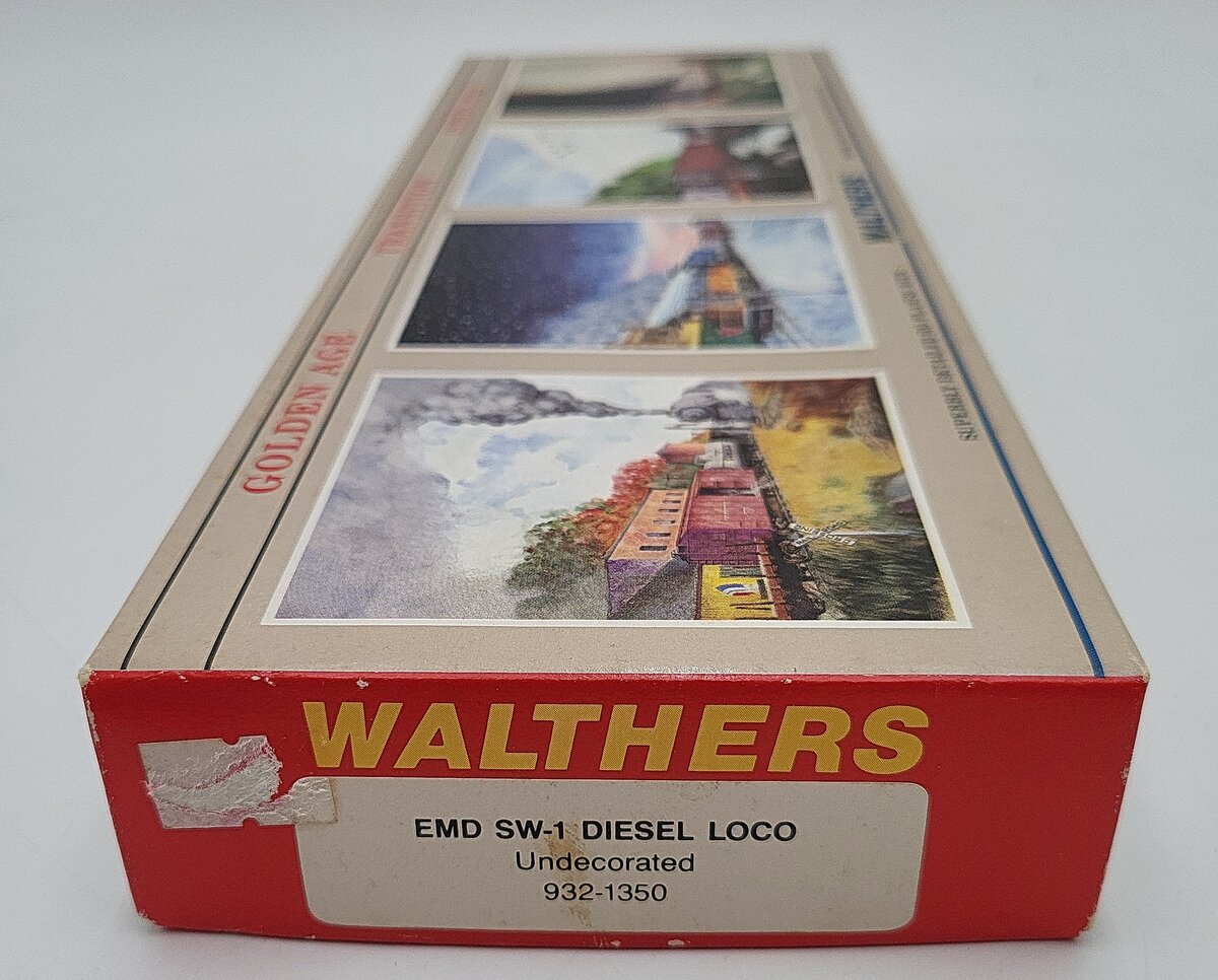 Walthers 932-1350 HO Scale Undecorated EMD SW-1 Diesel Locomotive EX/Box