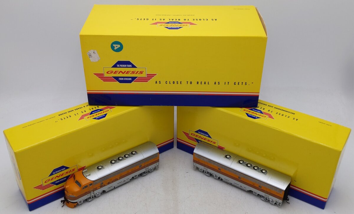 Athearn 0G1502A HO Scale Denver & Rio Grande Western F7A-F7B Diesel Locomotive EX/Box