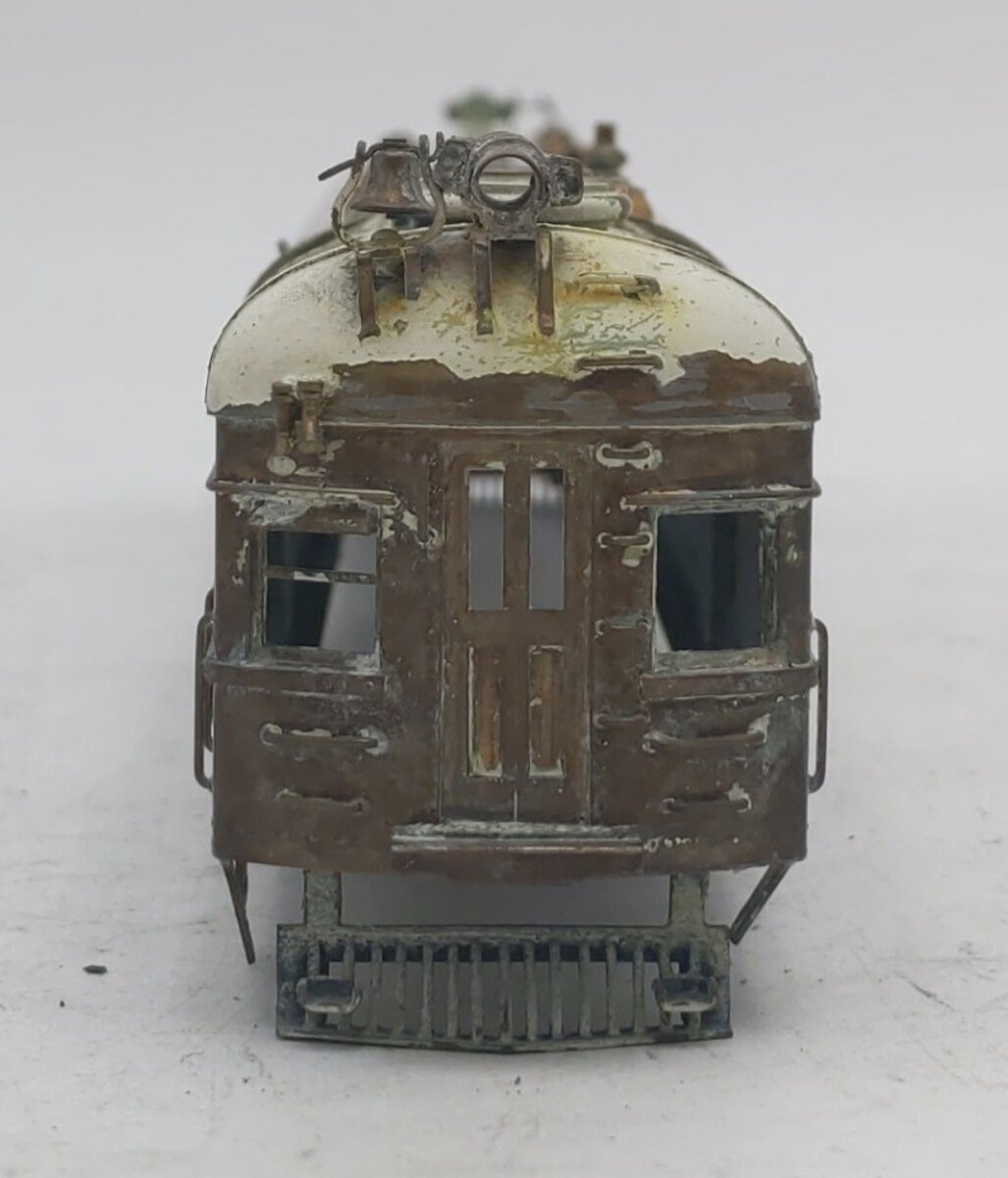 HO Scale BRASS Gas-Electric Locomotive - Unpainted