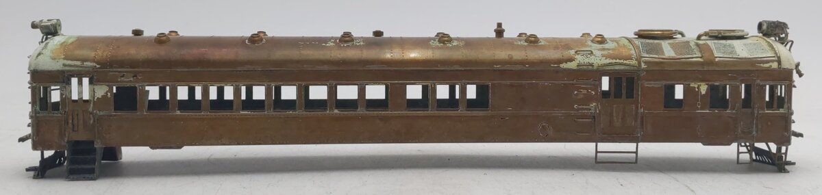 HO Scale BRASS Gas-Electric Locomotive - Unpainted