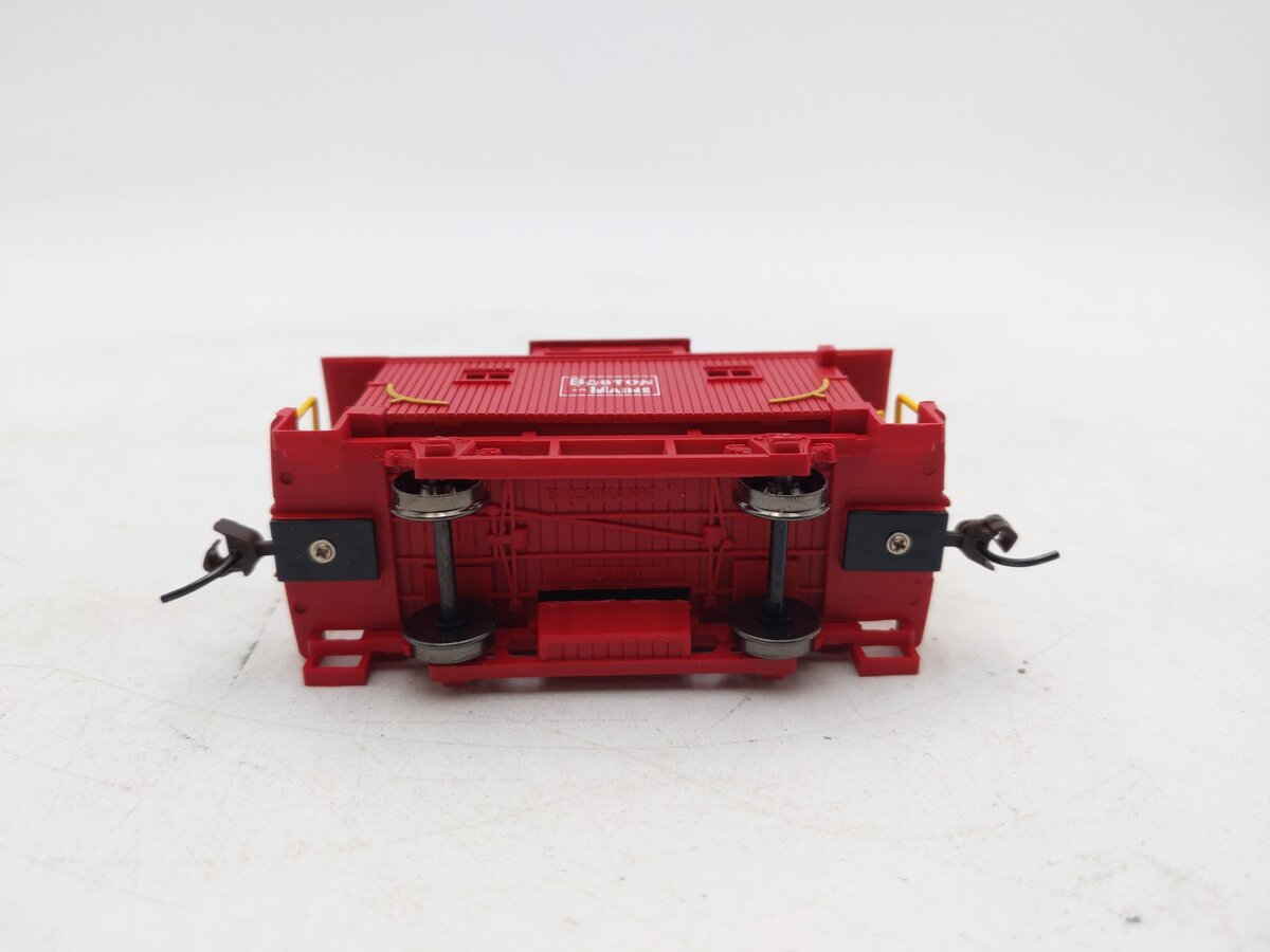 Bachmann 18448 HO Boston & Maine Wood 4-Wheel Bobber Caboose EX/Box