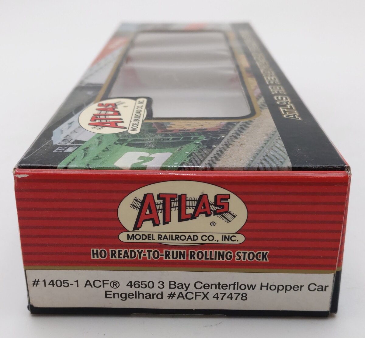 Atlas 1405-1 HO Scale Engelhard ACF 3-Bay Centerflow Hopper Car #47478 LN/Box
