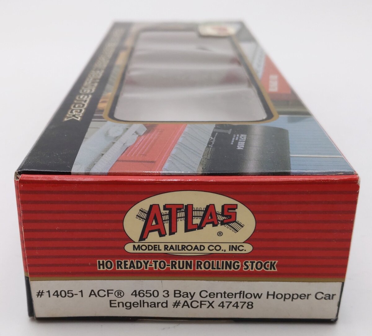 Atlas 1405-1 HO Scale Engelhard ACF 3-Bay Centerflow Hopper Car #47478 LN/Box