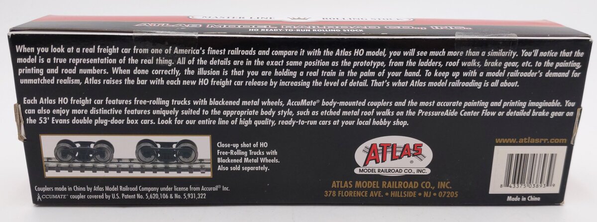 Atlas 20001317 HO GATX British Columbia Railway 20700 Non-Insulated Tank #1965 MT/Box