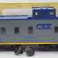 Aristo-Craft 42129 G Gauge CSX Steel/Long Caboose #903055 (Metal Wheels) VG/Box