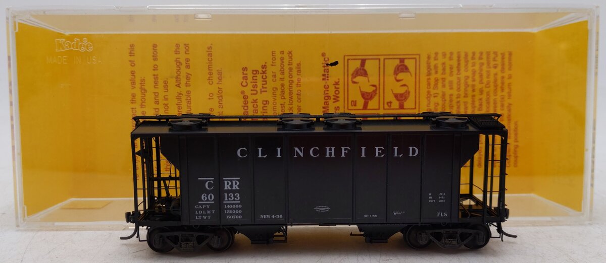 Kadee 8310 HO Scale Clinchfield Road PS-2 Covered Hopper #60133 EX/Box