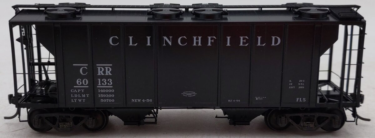 Kadee 8310 HO Scale Clinchfield Road PS-2 Covered Hopper #60133 EX/Box