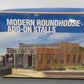 Walthers 933-2901 HO Scale Modern 3-Stalls Roundhouse Addition Structure Kit EX/Box