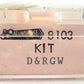 Roundhouse 8103 N Denver & Rio Grande Western Thrall Coal Gondola #56990 LN/Box