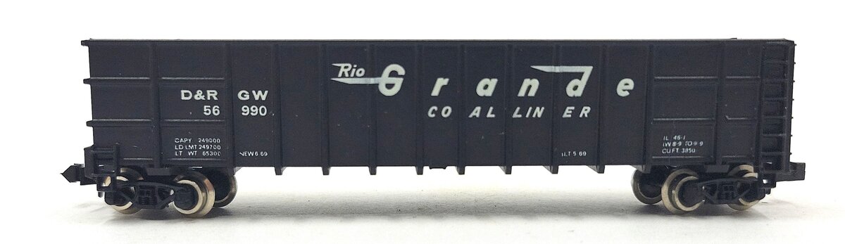 Roundhouse 8103 N Denver & Rio Grande Western Thrall Coal Gondola #56990 LN/Box