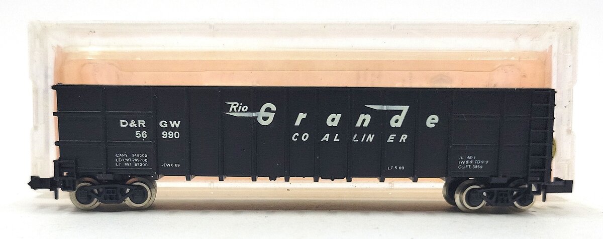 Roundhouse 8103 N Denver & Rio Grande Western Thrall Coal Gondola #56990 LN/Box