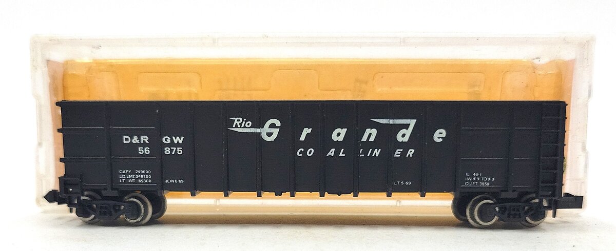Roundhouse 8103 N Denver & Rio Grande Western Thrall Coal Gondola #56875 EX/Box