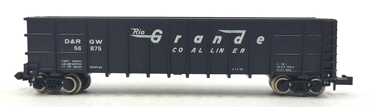 Roundhouse 8103 N Denver & Rio Grande Western Thrall Coal Gondola #56875 EX/Box