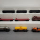 Lionel Vintage O Train Cars 50, 6015, 2465, 6017, 6032, 6012, 6462, 6818, 6800 VG