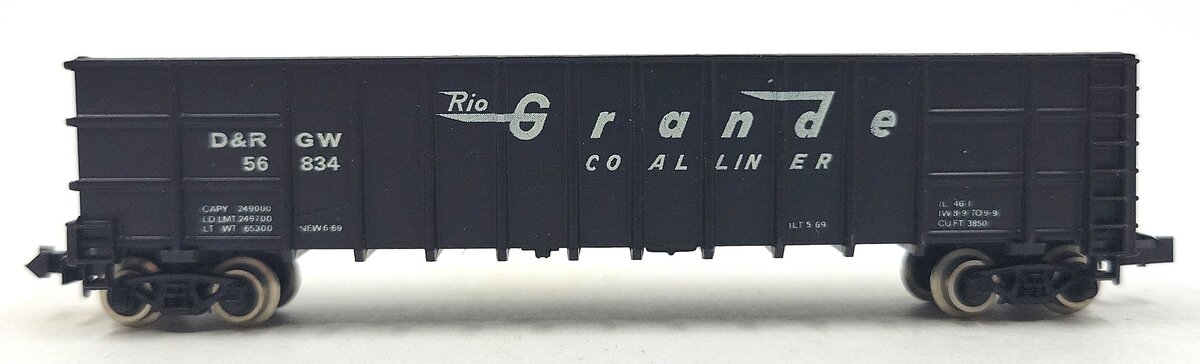 Roundhouse 8103 N Denver & Rio Grande Western Thrall Coal Gondola #56834 LN/Box