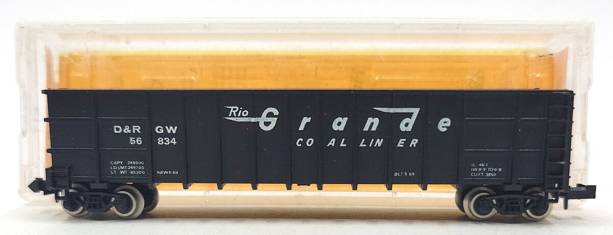 Roundhouse 8103 N Denver & Rio Grande Western Thrall Coal Gondola #56834 LN/Box