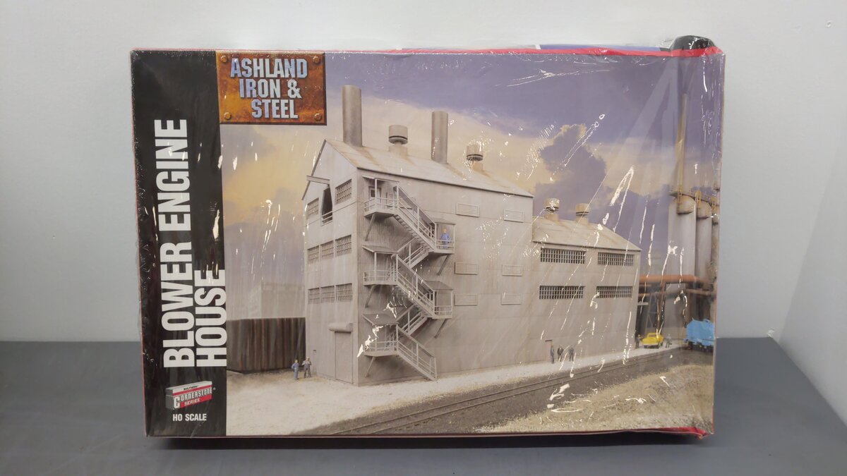 Walthers 933-2957 HO Scale Blower Engine House Ashland Iron&Steel Structure Kit EX/Box