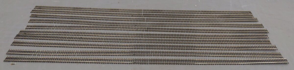 Shinohara HO Scale Track Code 70 Assorted Straight Track Sections [10] VG