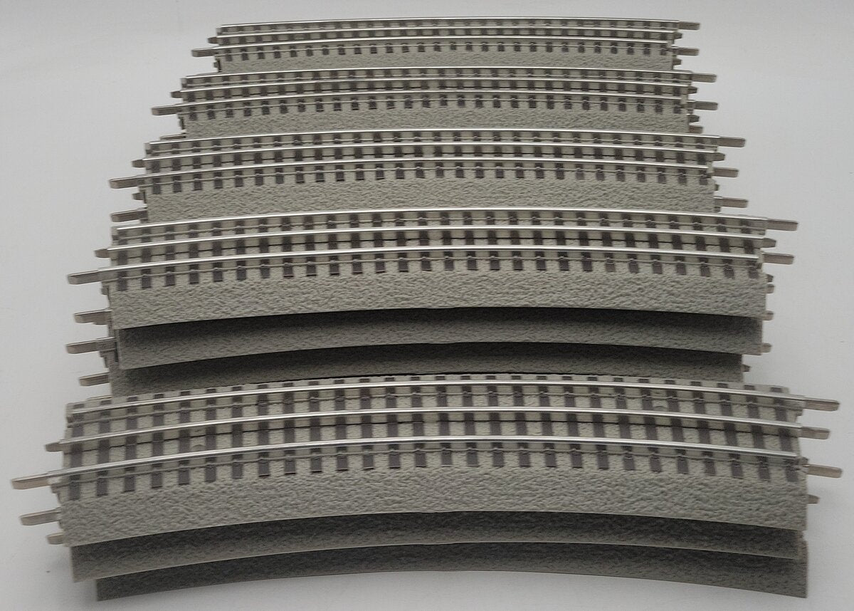 Lionel O Gauge Fastrack 0-60 Curved Track Sections [23] VG