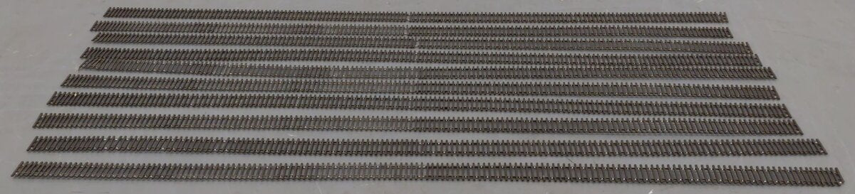 Shinohara HO Scale Track Code 70 Assorted Straight Track Sections [10] VG