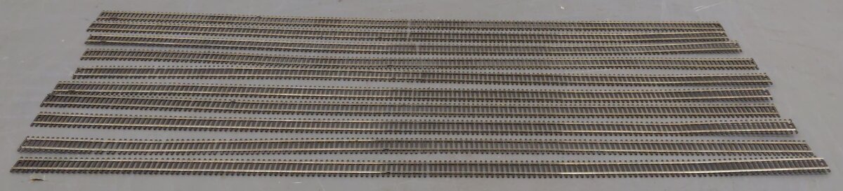 Shinohara HO Scale Track Code 70 Assorted Straight Track Sections [10] VG