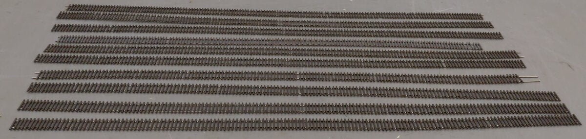 Shinohara HO Scale Track Code 70 Assorted Straight Track Sections [10] VG